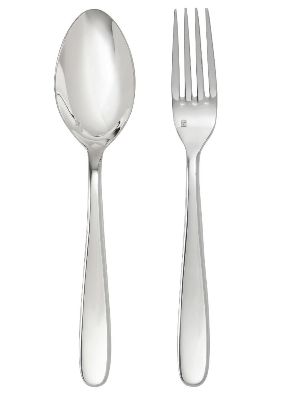 NEW Pottery Barn Fortessa Grand City Serving Utensils - Set of 2 Stainless Steel